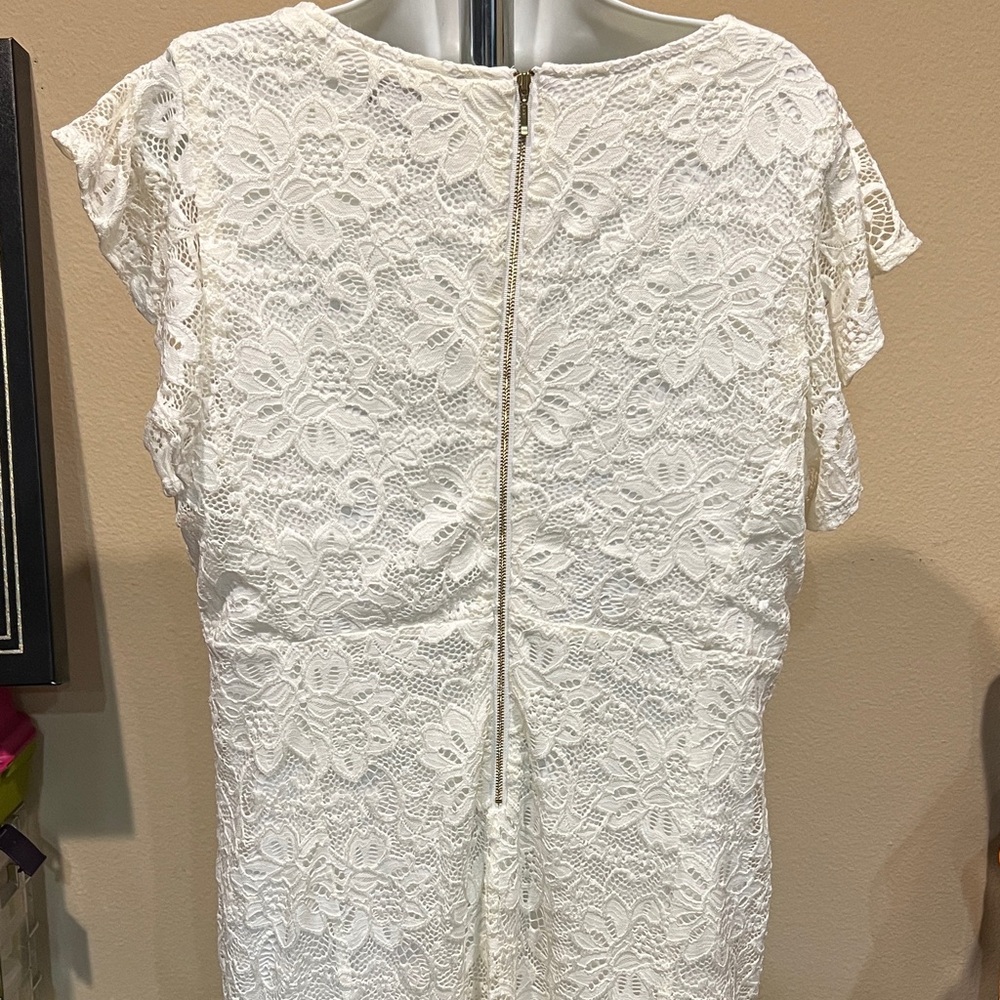 Liz Claiborne Ivory Lace Dress - Picture 2 of 4